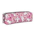 thumbnail image 1 of Cauagu Cute Rabbit Print Leather Pencil Pen Case - Stationery Bag Portable Stationery Bag Big Capacity Pencil Pouch Cosmetic Organizer Bag for Men & Women, 1 of 7