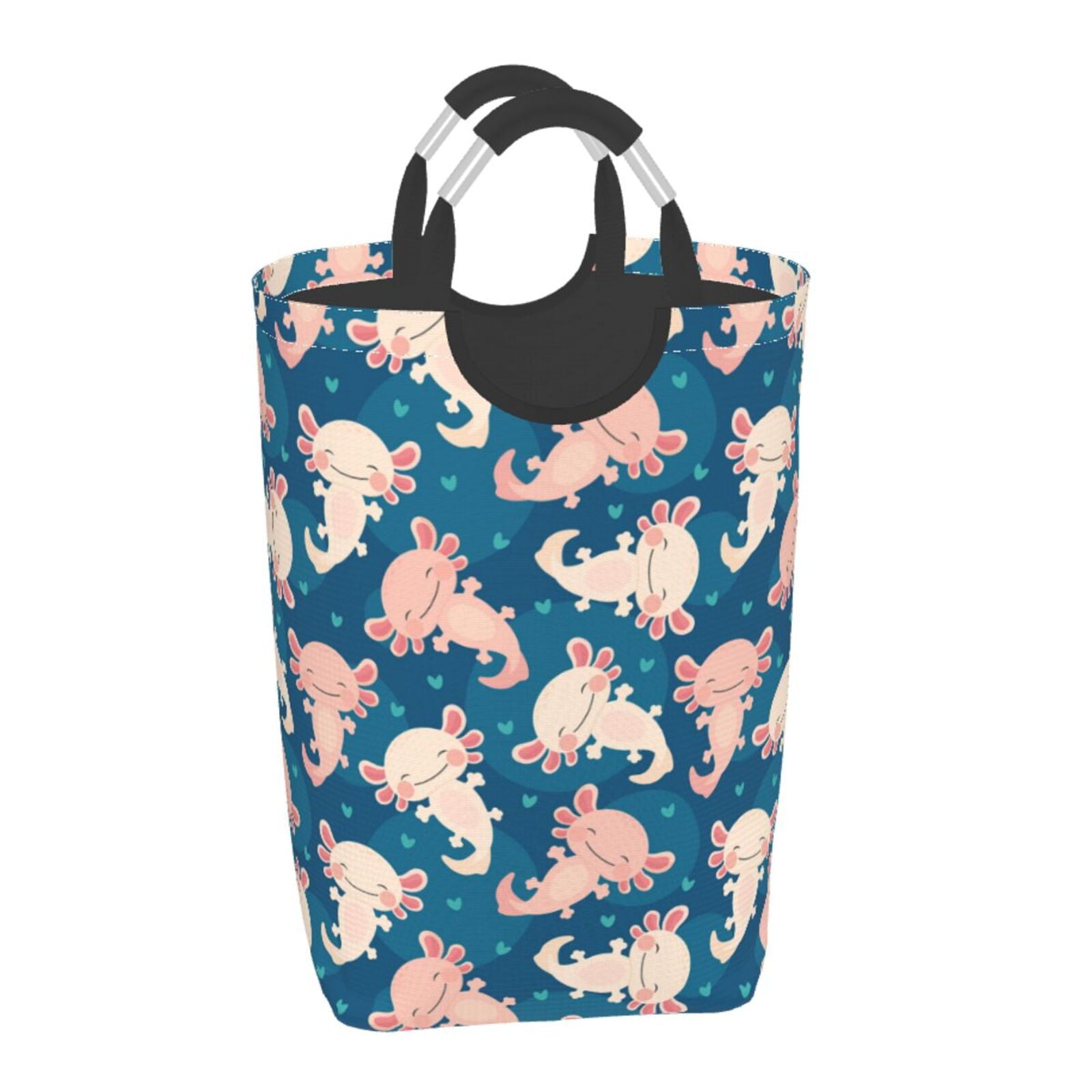 Cauagu Cute Salamander Print Hamper Basket Bin,Extra Large Dirty