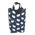 Cauagu Cute Sheep 1 Print Hamper Basket Bin,Extra Large Dirty Clothes