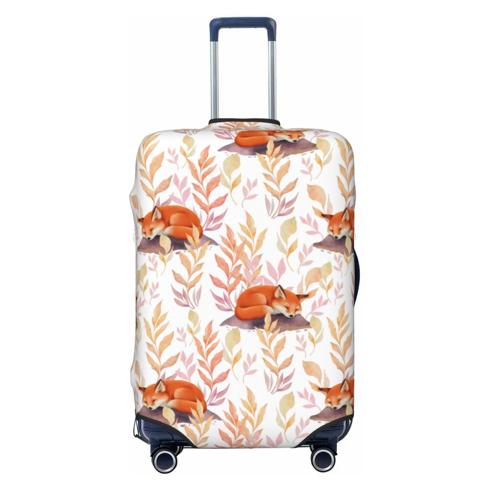 Hippo Cute Pattern Print Luggage Cover Protector