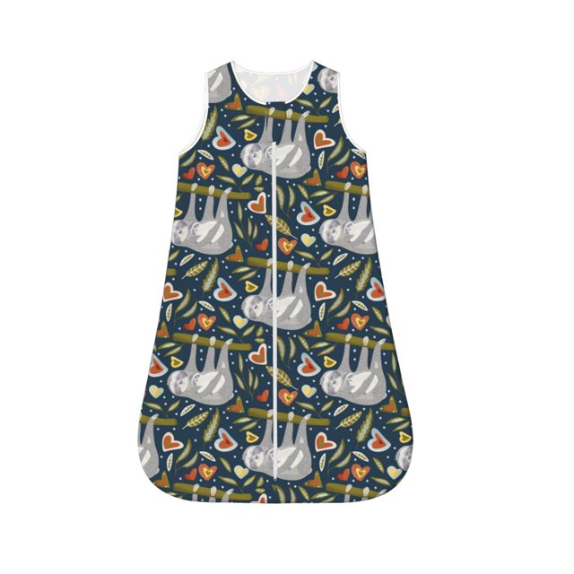 Cauagu Cute Sloth for Infant Wearable Blanket,Unisex, Girl, Boy Swaddle