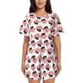 thumbnail image 1 of Cauagu Dachshund dogs and hearts for Women's Round Neck Pajama Set,Short-Sleeved Pajamas Soft Sleepwear Set Summer Pajamas Set Lounge Sets 2-Piece Pj-Large, 1 of 6