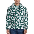 thumbnail image 1 of Cauagu Daisies Flowers for Men's Pullover Hooded Sweatshirt Athletic Casual Hoodie Aautumn Hoodie Sweatshirt for Men Pullover Casual Hooded Sweatshirt-Large, 1 of 7