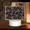 thumbnail image 1 of Cauagu Daisies Flowers for Rectangle Acrylic Night Light - Acrylic Modern Bedside Light with LED Light Lamp Base - Decorative Night Lamp for Restaurant Bar Cafe Shop, 1 of 9