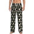 thumbnail image 1 of Cauagu Daisy Mens Pajama Pants Sleep & Lounge Pants,PJ Bottoms with Pockets-X-Large, 1 of 7