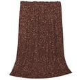 thumbnail image 1 of Cauagu Dark Brown Glitter Pattern Flannel Bed Blankets,Fleece Blanket Comfortable Air Conditioning Blanket for Sofa Bed Travel Couch & Living Room -80"x60", 1 of 8