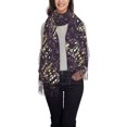 thumbnail image 1 of Cauagu Dice Print Women Wrap Shawl tassels Scarves Retro Scarf 77.6"X28.3", 1 of 1