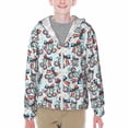 thumbnail image 1 of Cauagu Disco Ball Cherry With Bow Print Sun Protection Jacket for Teen,Full-Zipper Long Sleeve Sun Shirts with Pockets UV Hoodie Shirts Outdoor Athletic Jacket-Medium, 1 of 7