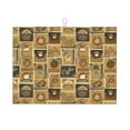 thumbnail image 1 of Cauagu Dish Drying Mat,24*18 inch Absorbent Dish Drainer Kitchen Counter,Dish Drying Pad for Countertops,Sinks,Draining Racks( coffee Stamps), 1 of 8