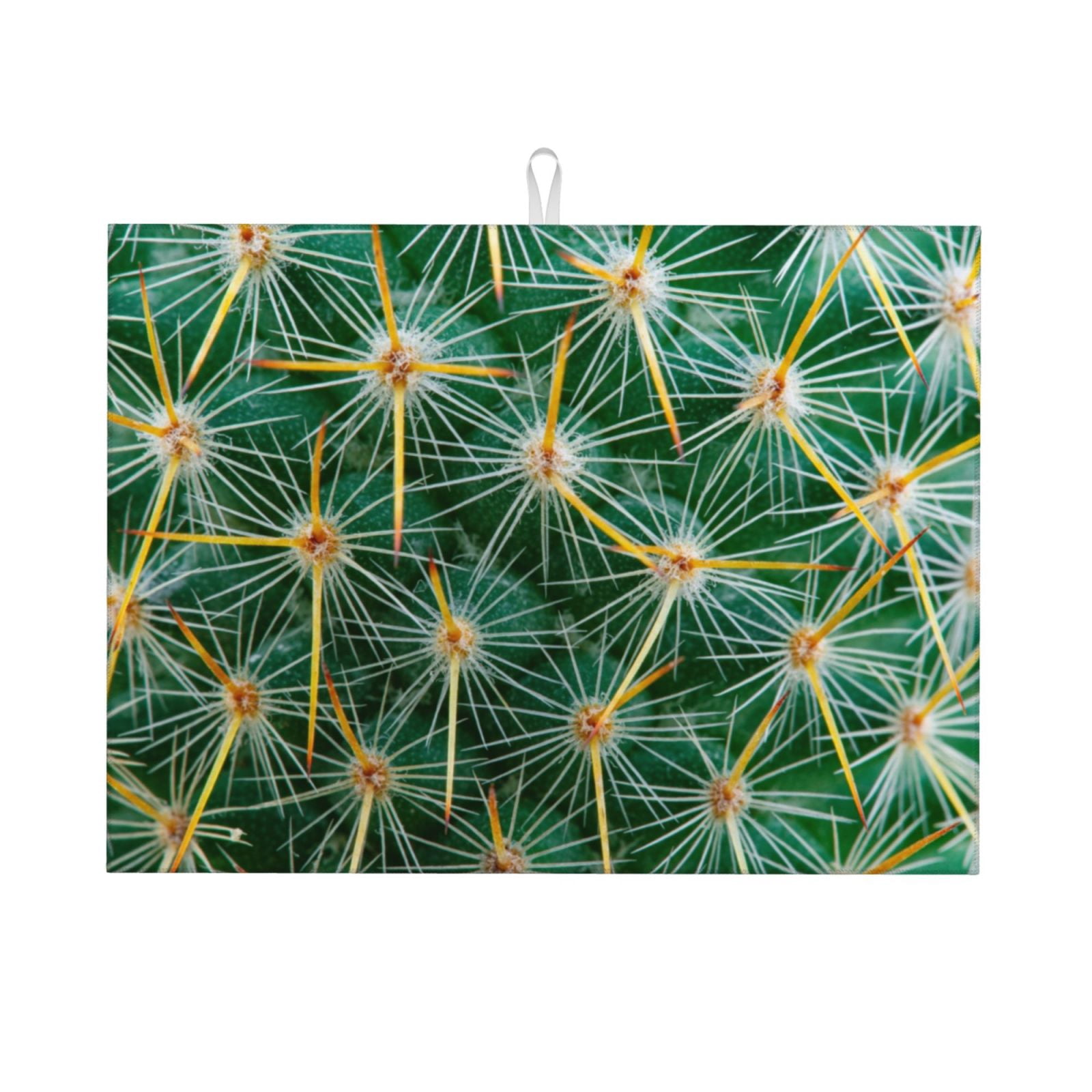 Cauagu Dish Drying Mat,24*18 inch Absorbent Dish Drainer Kitchen ...