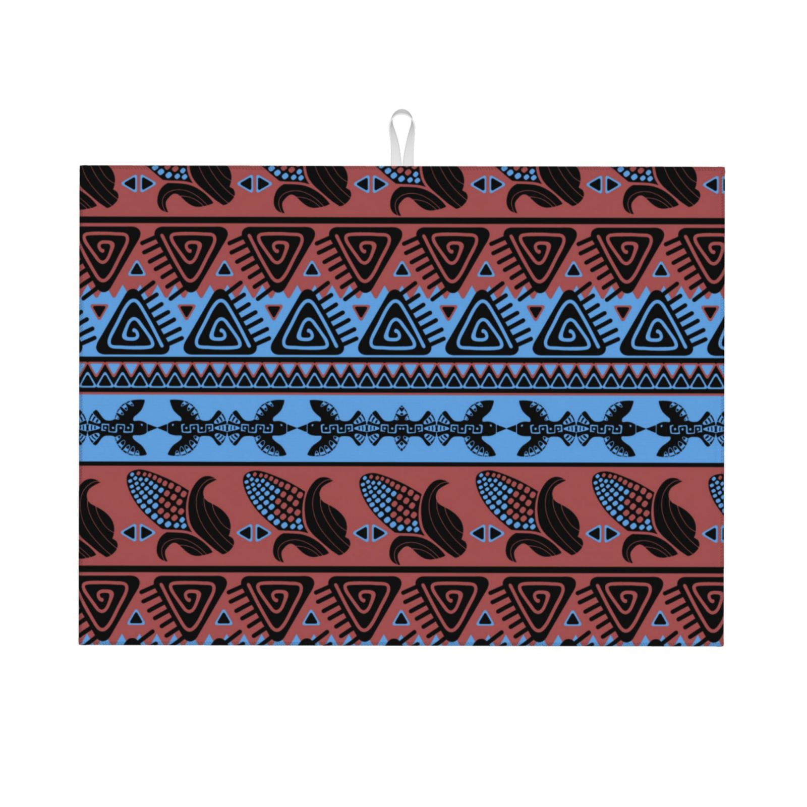 Drying Pad Pattern Cauagu Dish Drying Mat,24*18 inch Absorbent Dish Drainer Kitchen ...