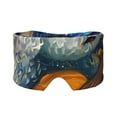 Cauagu Dog Guitar Starry Night Print Blocking Sleep Eye Masks Blackout