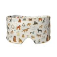 Cauagu Dogs Funny Pets Print Blocking Sleep Eye Masks Blackout Sleep