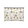 thumbnail image 1 of Cauagu Donut Sloth for Tyvek Makeup Bag,Reusable Travel Cosmetic Bag Women Organizer Toiletry Bag Birthday,Gifts for Women Girlfriend Mom Teacher 6.5’’*8.9’’, 1 of 7