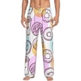 thumbnail image 1 of Cauagu Donuts and Coffee Mens Pajama Pants Sleep & Lounge Pants,PJ Bottoms with Pockets-XX-Large, 1 of 7
