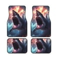 thumbnail image 1 of Cauagu Dramatic Shark Attack Pattern Car Floor Mat Set of 4,Car Carpet Mats Car Mats with Anti-Slip Backing & Driver Heel Pad Universal Fit for Cars/Trucks/SUV/Vans, 1 of 6