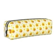 thumbnail image 1 of Cauagu Ducky Cartoon Print Leather Pencil Pen Case - Stationery Bag Portable Stationery Bag Big Capacity Pencil Pouch Cosmetic Organizer Bag for Men & Women, 1 of 7
