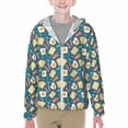 thumbnail image 1 of Cauagu Eggs Toast Bacon And Arugula Print Sun Protection Jacket for Teen,Full-Zipper Long Sleeve Sun Shirts with Pockets UV Hoodie Shirts Outdoor Athletic Jacket-X-Large, 1 of 7