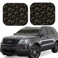 thumbnail image 1 of Cauagu Eiffel Tower Cauagu {designName} Print Foldable Car Windshield Sun Shade | Front Windshield Shade for Sun | Fits Small Sedans, Mini SUVs, Hatchbacks-Large, 1 of 6