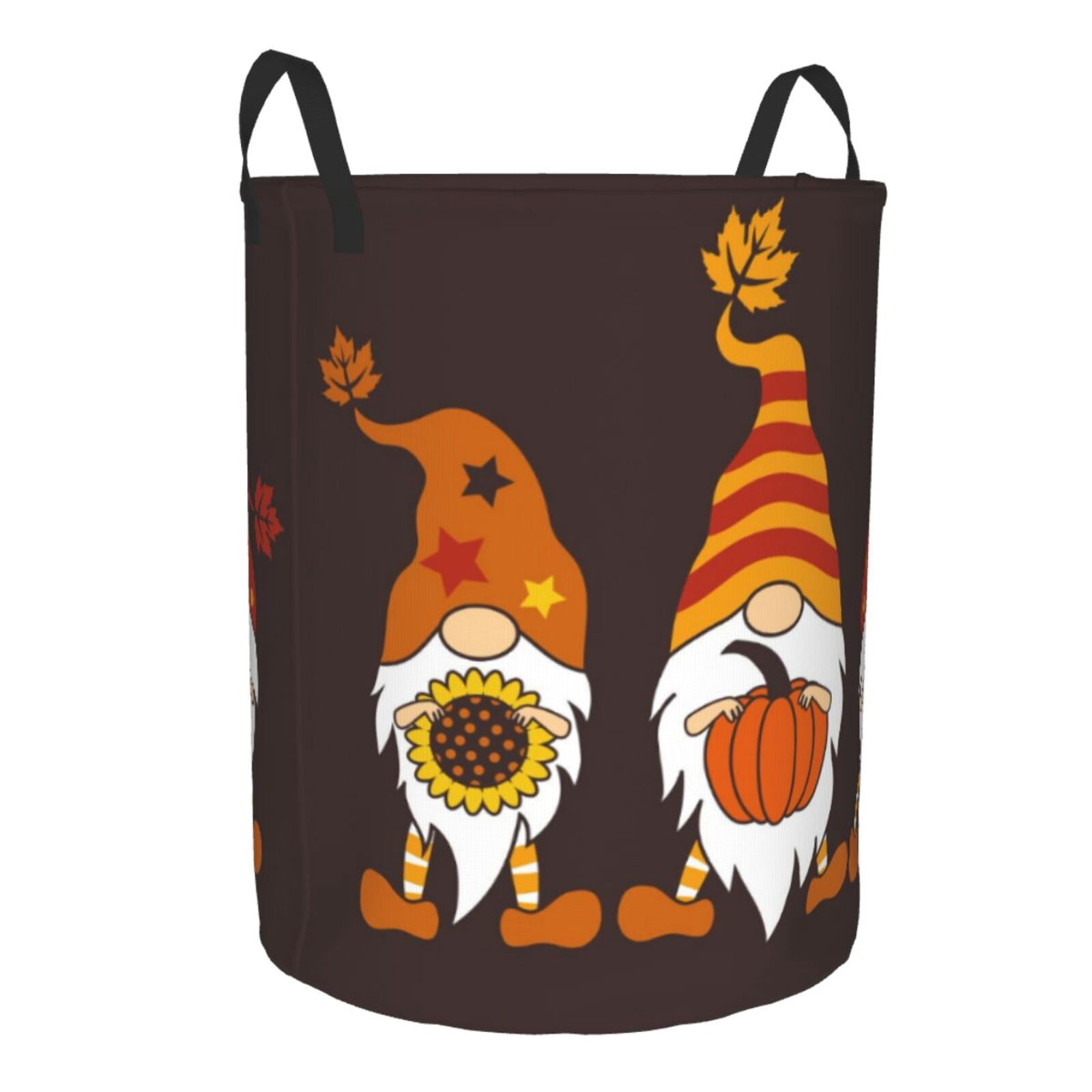 Autumn Gnome Quilted Laundry Basket NCU0TH3017
