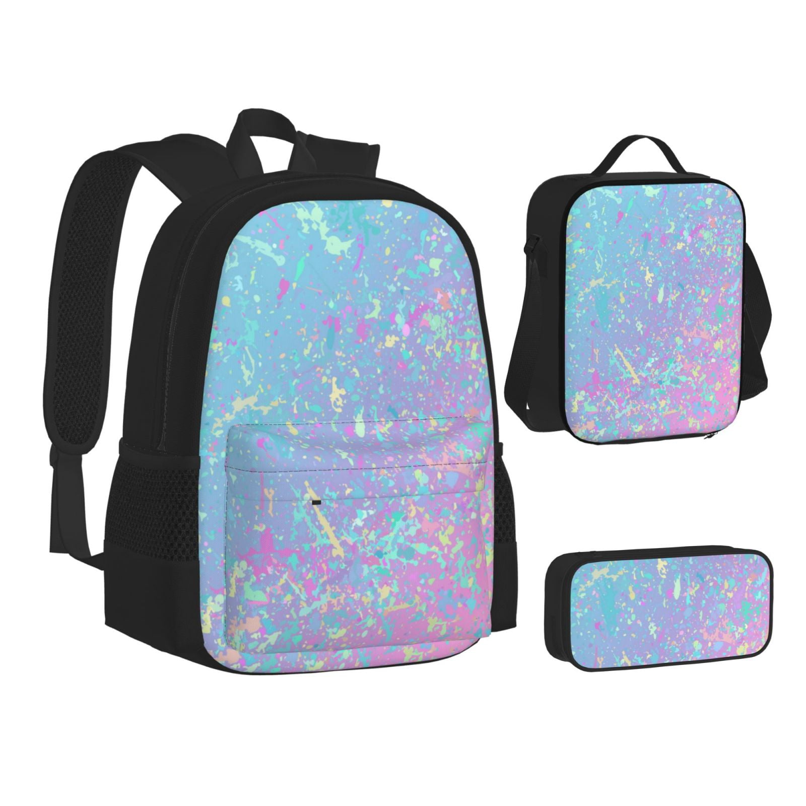 Cauagu Fantasy Gradient for Teen Casual Laptop Backpack, Lunch Bag