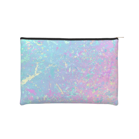 Cauagu Fantasy Gradient for Tyvek Makeup Bag,Reusable Travel Cosmetic Bag Women Organizer Toiletry Bag Birthday,Gifts for Women Girlfriend Mom Teacher 6.5’’*8.9’’
