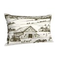 Cauagu Farm Animals 2 Print Pillow Covers with Envelope Closure,1PC