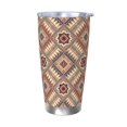 thumbnail image 1 of Cauagu Fashion Tatreez (3) Pattern 20oz Tumbler,Stainless Steel Vacuum Insulated Tumbler with Lid Insulated Coffee Mug Thermal Cup with Splash Proof Sliding Lid-Without Straw, 1 of 8