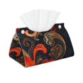 thumbnail image 1 of Cauagu Fiery Floral Pattern for Large Tissue Box Cover Rectangular–Plus Size Rectangle Tissue Box Holder Long Tissue Holder for Bathroom/Car/Office Decor 7.9X4.9X4.9'', 1 of 7