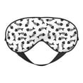 Cauagu Fish Bone Print Sleep Eye Mask, Blindfold Eye Sleep Shade Cover