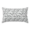 Cauagu Fish Bones Print Pillowcase with Envelope Closure,Soft Pillow