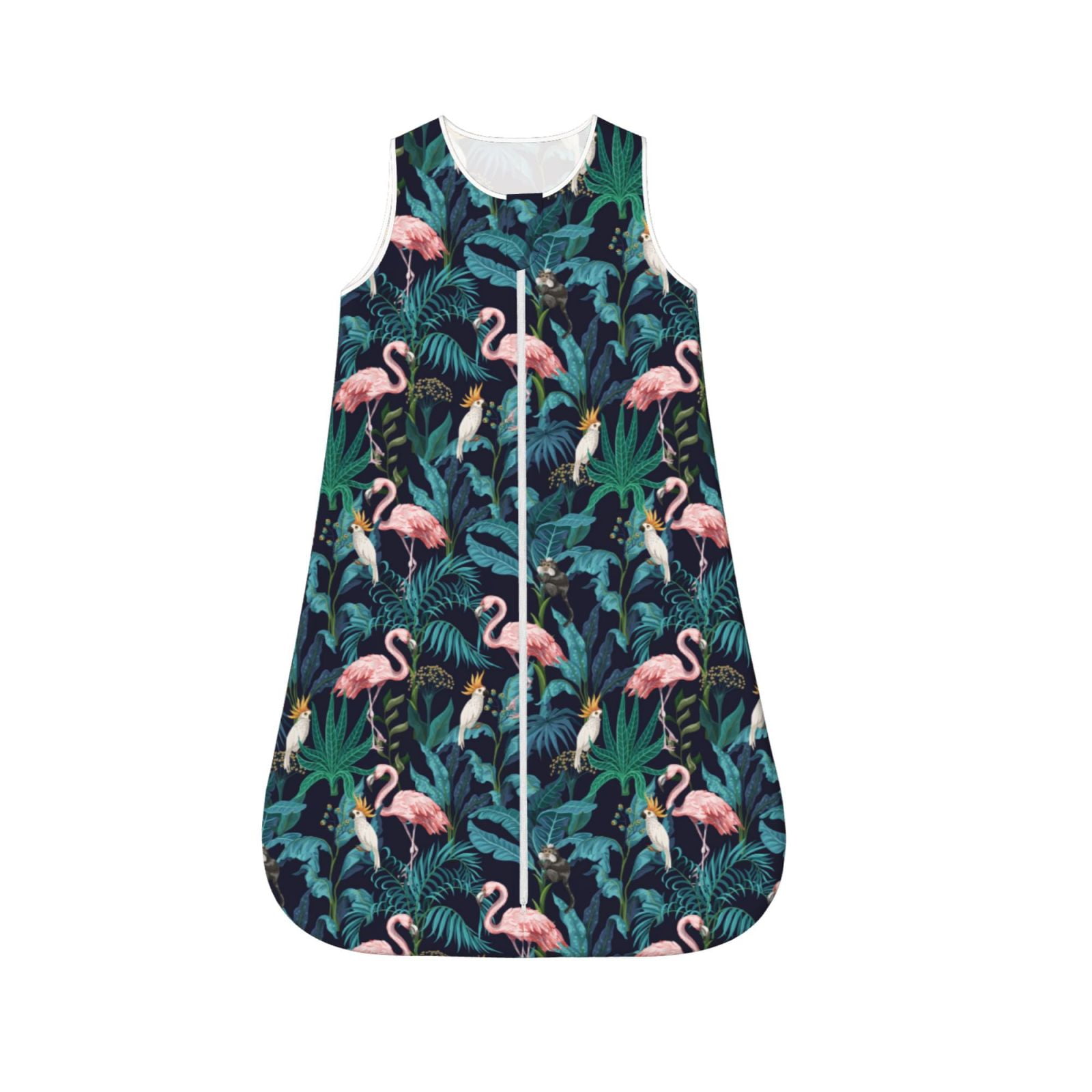 Cauagu Flamingos And Birds for Infant Wearable Blanket,Unisex, Girl