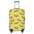 thumbnail image 1 of Cauagu Floral Squirrel Print Travel Luggage Cover,Travel Dust-proof Suitcase Cover Softside Suitcase Protector for 18-32inch,Not Included Suitcase, 1 of 8