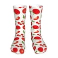 thumbnail image 1 of Cauagu Fresh Red Tomato Pattern Fun Novelty Crew Socks,Casual Athletic Socks Neutral Socks Cozy Crew Socks Christmas Gift, 1 of 7