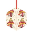 thumbnail image 1 of Cauagu Frog Sitting On Mushroom Pattern Acrylic Christmas Pendant,1-Pack Christmas Ornaments Xmas Tree Decor Christmas Décor with Ribbon Cute Tree Hanging for Party Favors-Hexagon, 1 of 7