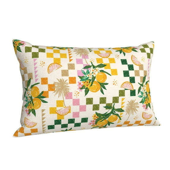 Cauagu Fruit Print Pillow Covers with Envelope Closure,1PC Pillow Cases Decorative Pillow Case for Bed & Couch, Pillows Not Included-20"x30"