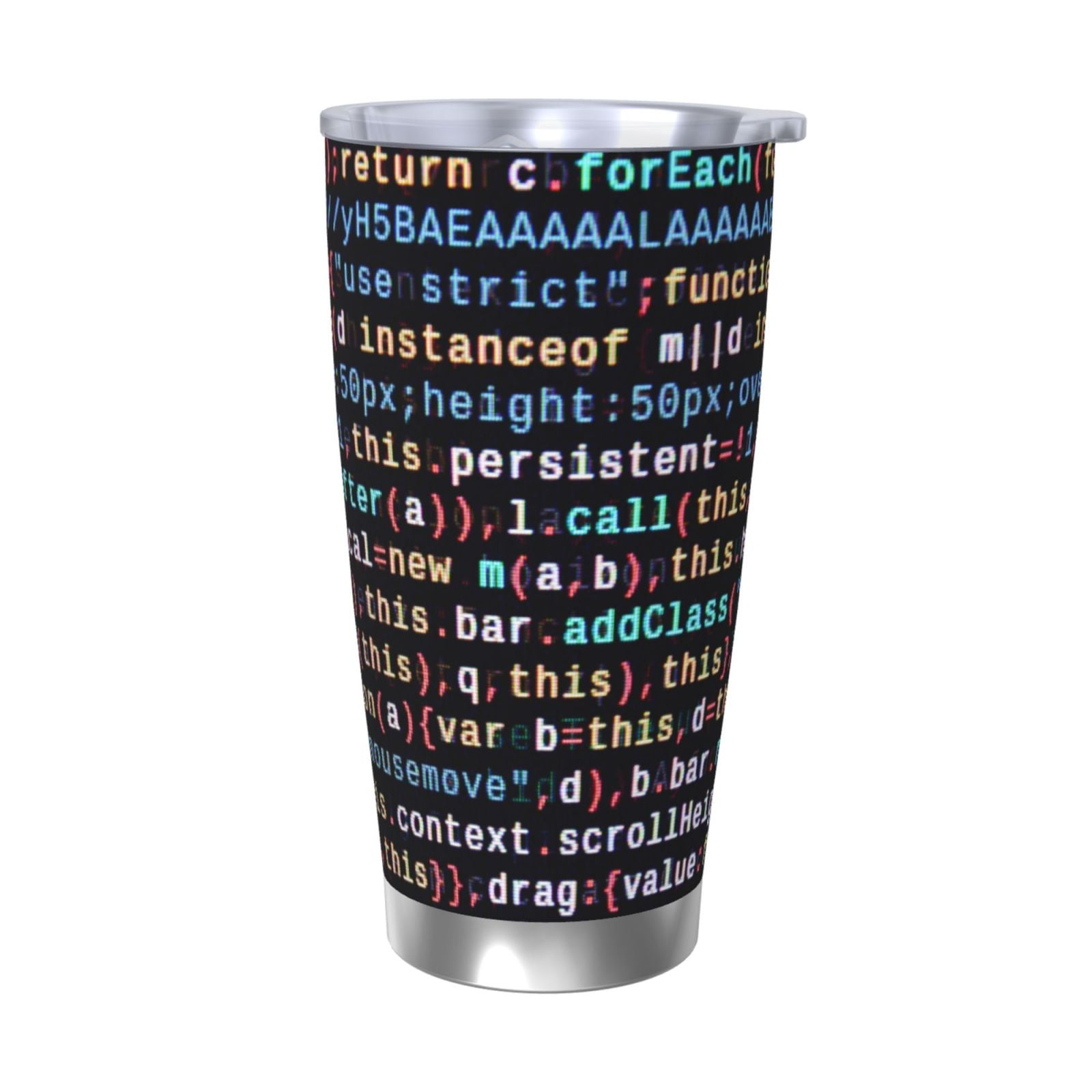 Cauagu Function Source Code1 Pattern 20oz Tumbler,Stainless Steel