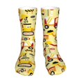 thumbnail image 1 of Cauagu Funny Construction Vehicles Pattern Fun Novelty Crew Socks,Casual Athletic Socks Neutral Socks Cozy Crew Socks Christmas Gift, 1 of 7