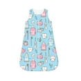 Cauagu Funny Cute Teeth for Infant Wearable Blanket,Unisex, Girl, Boy