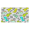 thumbnail image 1 of Cauagu Funny Dinosaurs on Stripes for Large Mouse Pad,XXL Extended Gaming Mouse Mat Long Extended Desk Mat Big Desk Pad Mat(16 x 29.5in) for Work/Game/Office/Home, 1 of 8