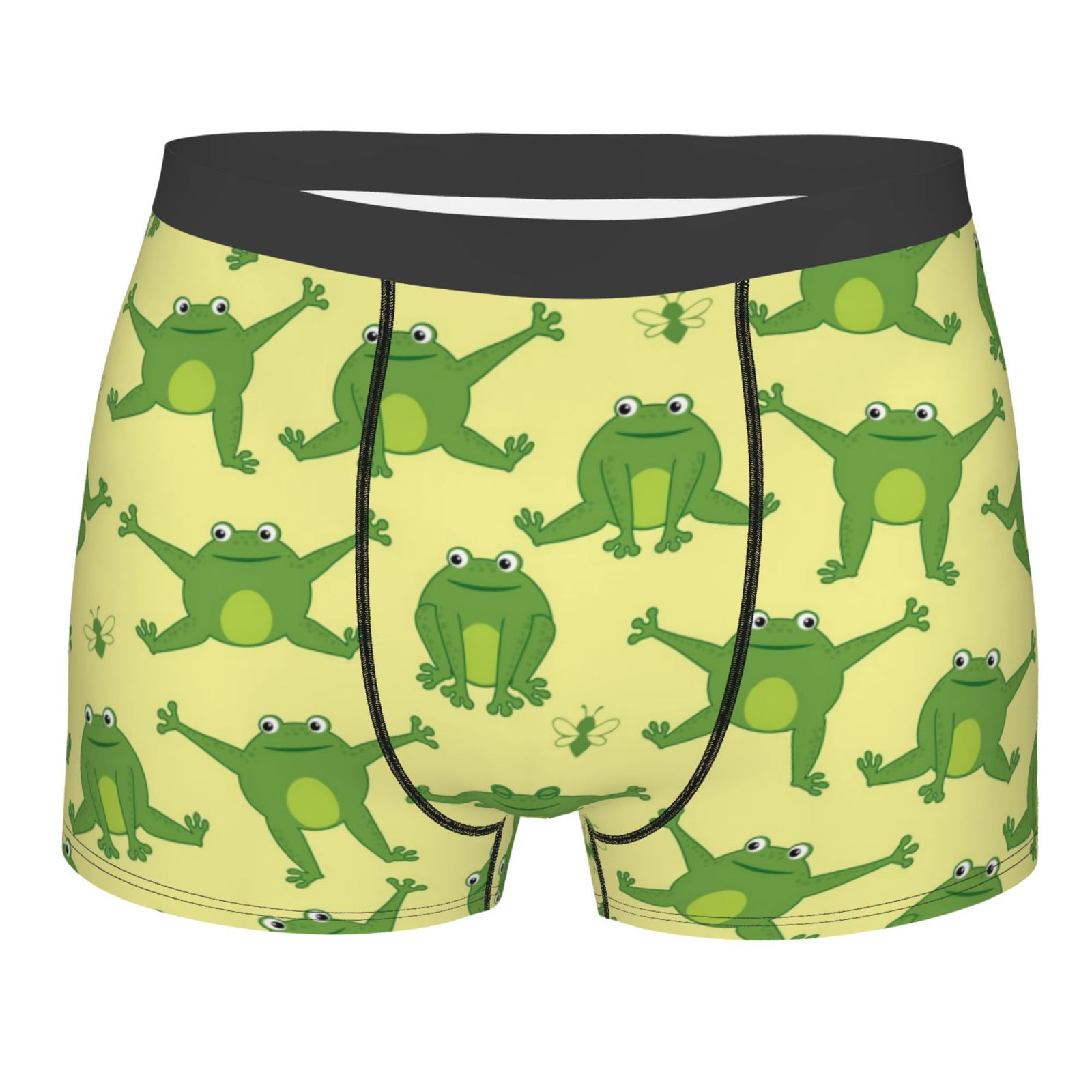 Cauagu Funny Frogs Print Boxer Briefs for Men,Comfortable Breathable ...