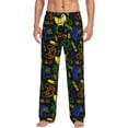 thumbnail image 1 of Cauagu Game Play Mens Pajama Pants Sleep & Lounge Pants,PJ Bottoms with Pockets-Small, 1 of 7