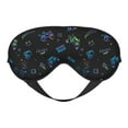 thumbnail image 1 of Cauagu Gamepads Print Sleep Eye Mask, Blindfold Eye Sleep Shade Cover with Elastic Strap/Headband Eye Cover Eyeshade for Night Sleeping/Travel Nap, 1 of 7