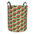 Cauagu Geometric Watermelon for Laundry Basket,Collapsible Organizer