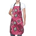 thumbnail image 1 of Cauagu Geometry Aprons with Pockets,Waterproof Apron for Women,Kitchen Cooking Apron Adjustable Bib Aprons Chef Apron for Cooking,Drawing,Crafting, 1 of 8