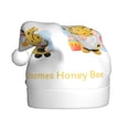 thumbnail image 1 of Cauagu Gnomes Honey Bee for Adult Christmas Hat,1-Pack Xmas Holiday Hat Santa Hat for Women & Men Festive Headwear Accessories Fit for Christmas/New Year/Party, 1 of 6