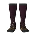 thumbnail image 1 of Cauagu Gold stars luxury sparkling Funny 13.8in Socks for Unisex for Men,Women and Teens with Christmas,Holiday or Birthday Gift, 1 of 6