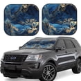 thumbnail image 1 of Cauagu Golden Blue Mountains Cauagu {designName} Print Foldable Car Windshield Sun Shade | Front Windshield Shade for Sun | Fits Small Sedans, Mini SUVs, Hatchbacks-Large, 1 of 6