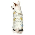 thumbnail image 1 of Cauagu Golf Icons And Golfer Pattern Winter Pet Hoodie Sweatshirts- Dog Hoodie Sweater with Leash Hole - Cute Dog Hoodie - Pet Clothes Puppy Cat Custume -Small, 1 of 8