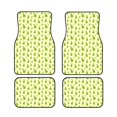 thumbnail image 1 of Cauagu Green Pears1 Pattern Car Floor Mat Set of 4,Car Carpet Mats Car Mats with Anti-Slip Backing & Driver Heel Pad Universal Fit for Cars/Trucks/SUV/Vans, 1 of 6